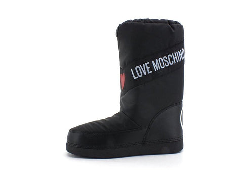 LOVE MOSCHINO Skyboot Moonboot Stivaletto Doposci Nero JA24032G0DISA000 - Sandrini Calzature e Abbigliamento