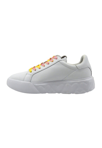 LOVE MOSCHINO Sneaker Donna Bianco Fuxia Multi JA15024G1IIDC10A - Sandrini Calzature e Abbigliamento