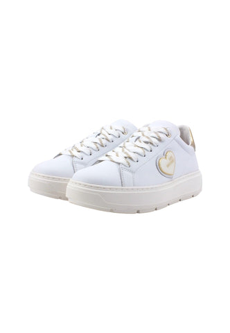 LOVE MOSCHINO Sneaker Donna Bianco Platino JA15384G1HIA210A - Sandrini Calzature e Abbigliamento