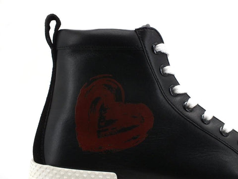 LOVE MOSCHINO Sneaker Hi Platform Black JA15455G0DIAC00A - Sandrini Calzature e Abbigliamento