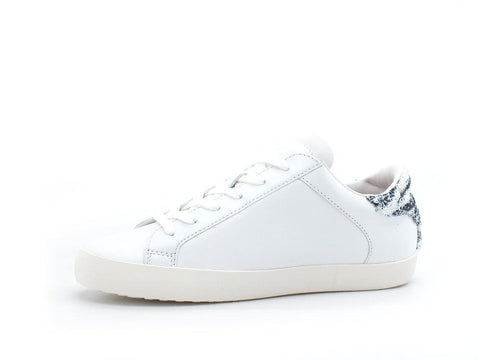 LOVE MOSCHINO Sneaker Logo Cuore Pailettes Bianco Nero JA15402G1EI4210A - Sandrini Calzature e Abbigliamento