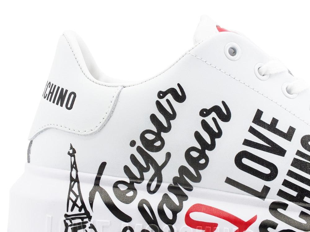 LOVE MOSCHINO Sneaker Platform Graffiti - Sandrini Calzature e Abbigliamento