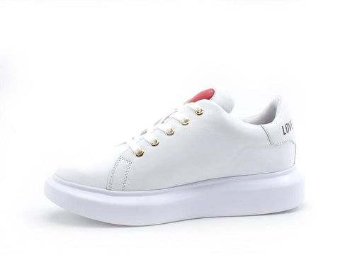 LOVE MOSCHINO Sneaker Platform Logo Bianco JA15204G0DIA0100 - Sandrini Calzature e Abbigliamento
