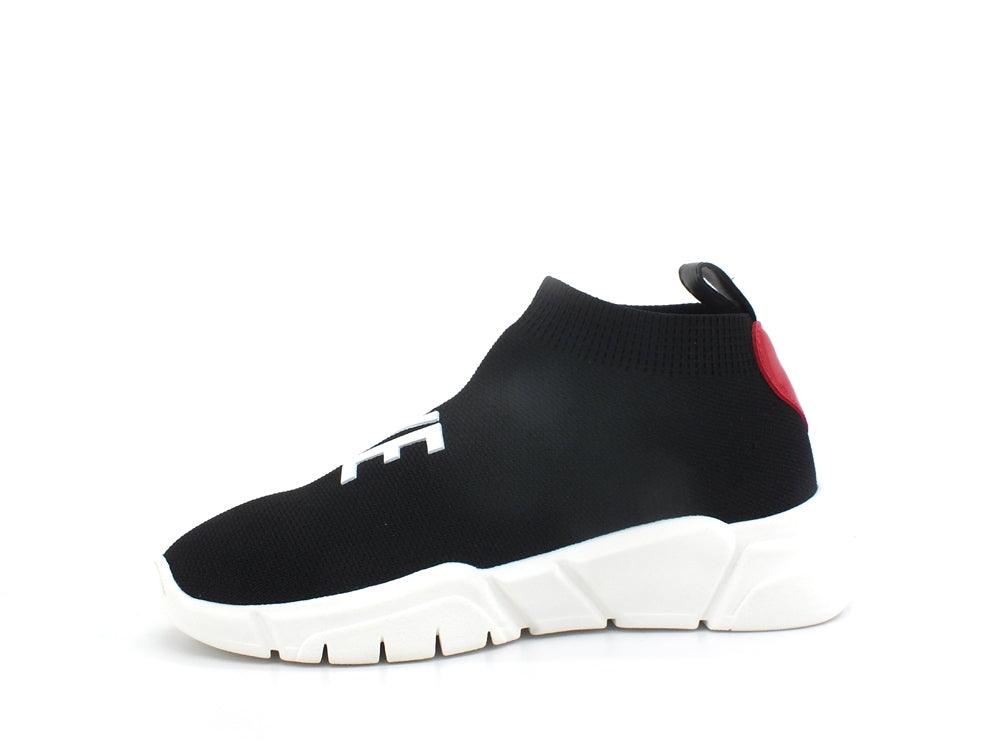 LOVE MOSCHINO Sneaker Running Socks Calzino Elastic Nero JA15113G1EIZ800A - Sandrini Calzature e Abbigliamento