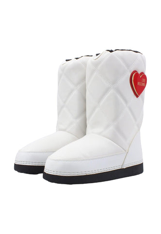 LOVE MOSCHINO Stivaletto Da Neve Donna Bianco JA24172G0HIT710A - Sandrini Calzature e Abbigliamento