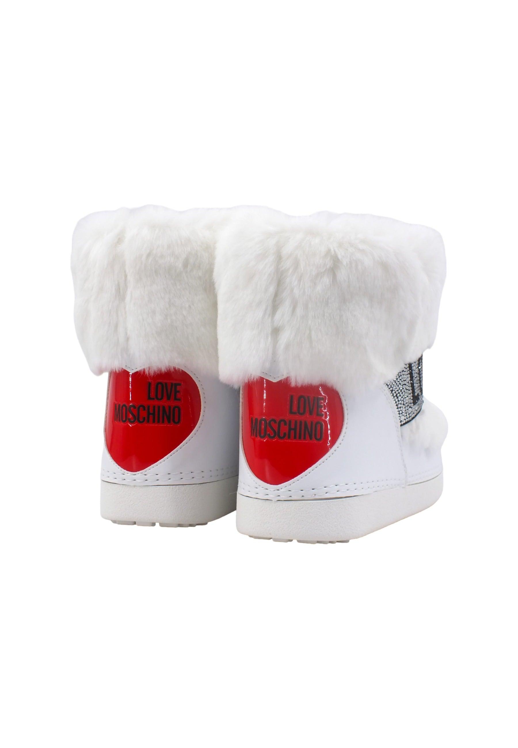 LOVE MOSCHINO Stivaletto Da Neve Donna Bianco JA24202G0HJW0100 - Sandrini Calzature e Abbigliamento