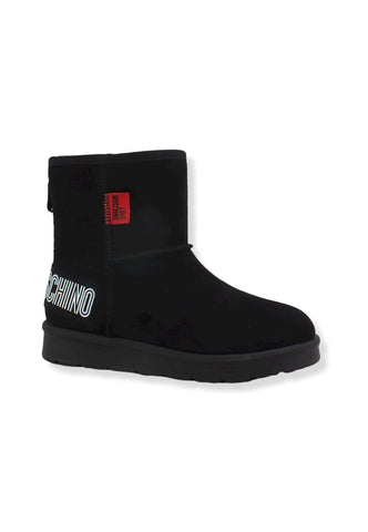 LOVE MOSCHINO Stivaletto Donna Pelo Logo Tallone Nero JA24123H1FJZB000 - Sandrini Calzature e Abbigliamento