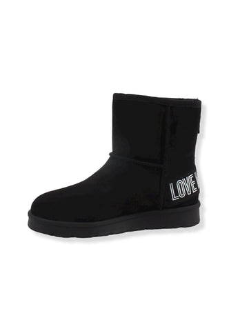 LOVE MOSCHINO Stivaletto Donna Pelo Logo Tallone Nero JA24123H1FJZB000 - Sandrini Calzature e Abbigliamento