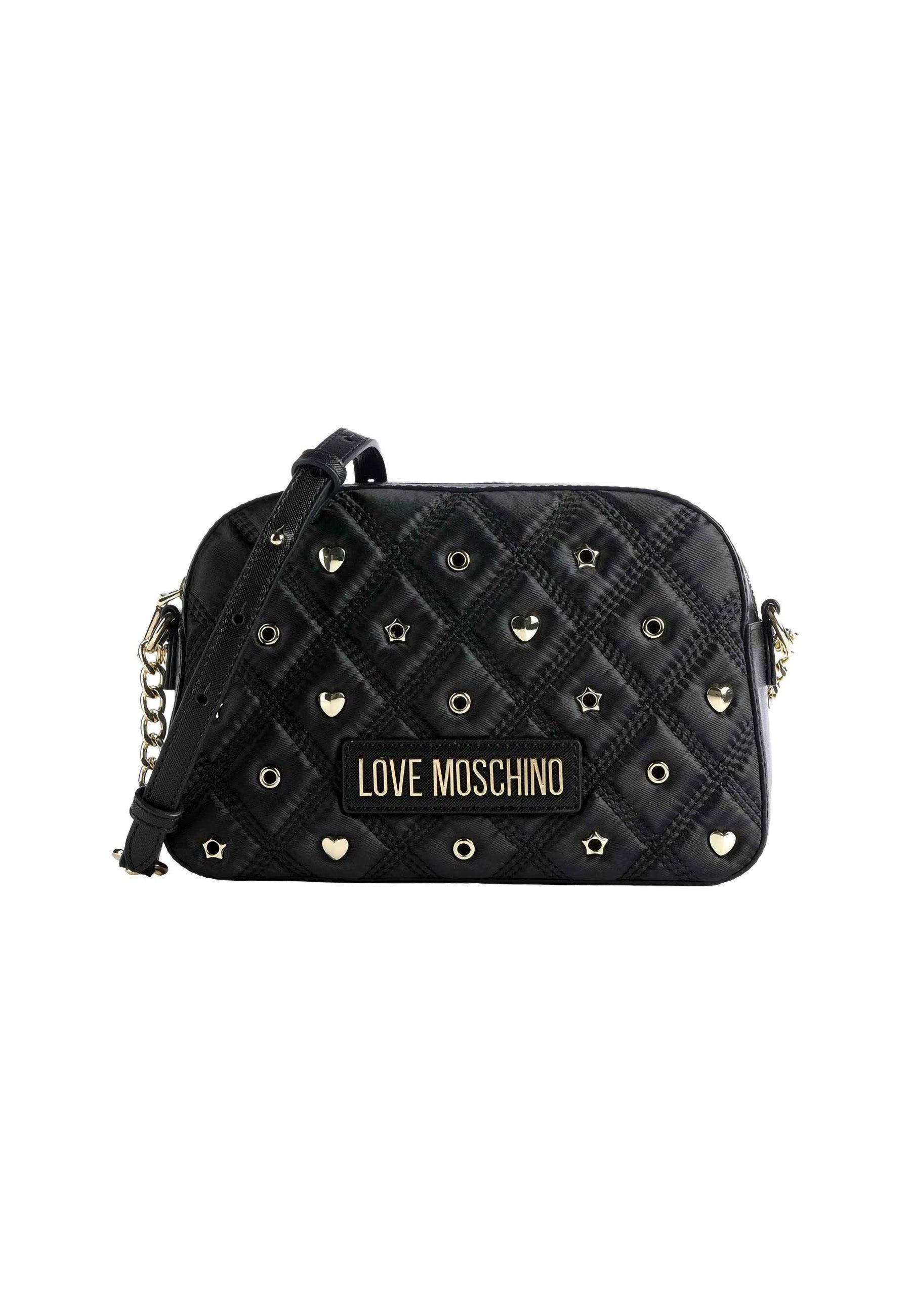 LOVE MOSCHINO Tracolla Crossbody Borchie Nero JC4270PP0GKC100A - Sandrini Calzature e Abbigliamento