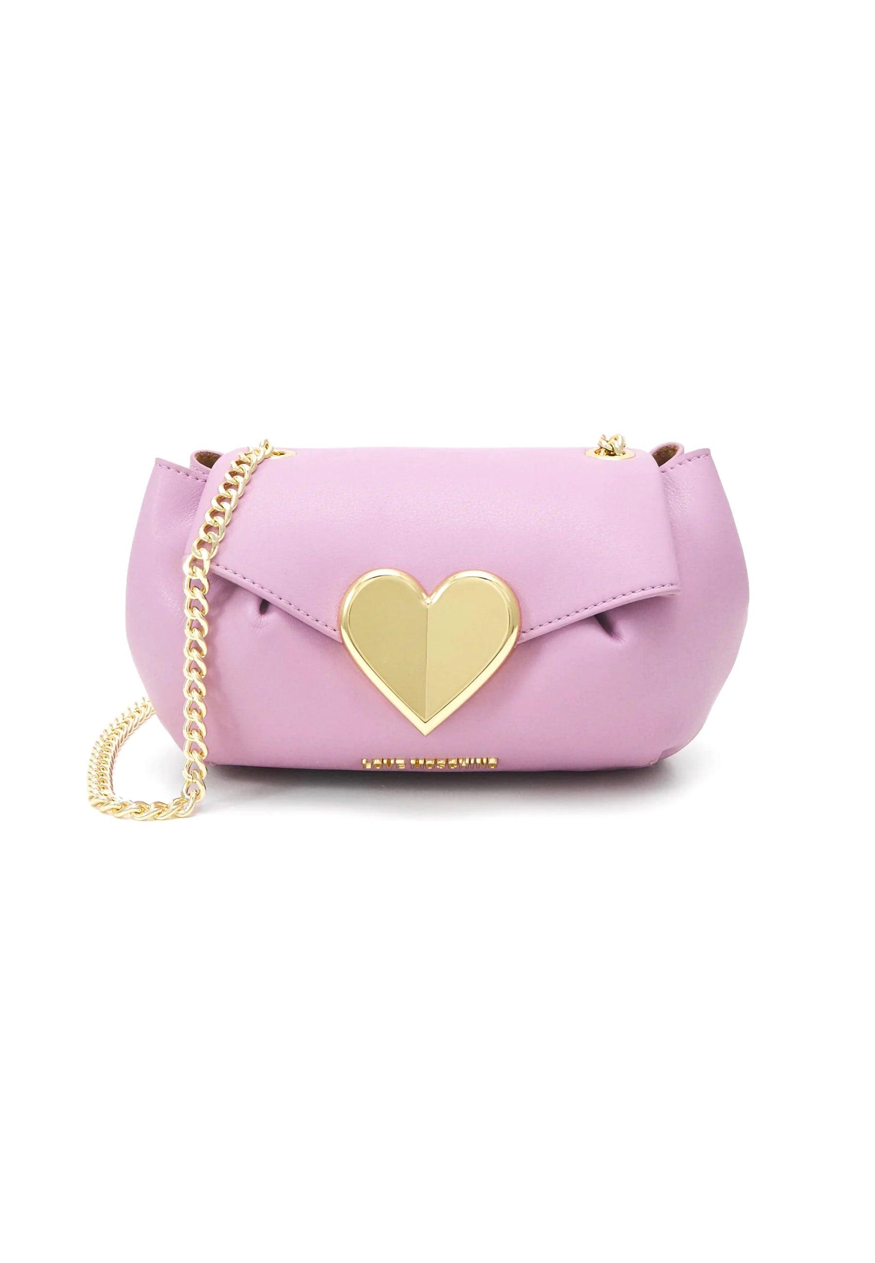 LOVE MOSCHINO Tracolla Crossbody Cuore Lilla JC4074PP1HLC0662 - Sandrini Calzature e Abbigliamento