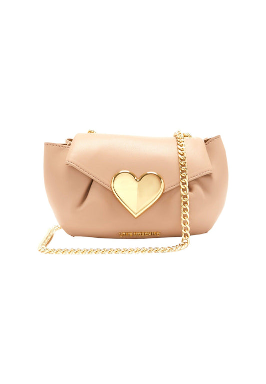 LOVE MOSCHINO Tracolla Crossbody Cuore Nude JC4074PP1HLC0609 - Sandrini Calzature e Abbigliamento