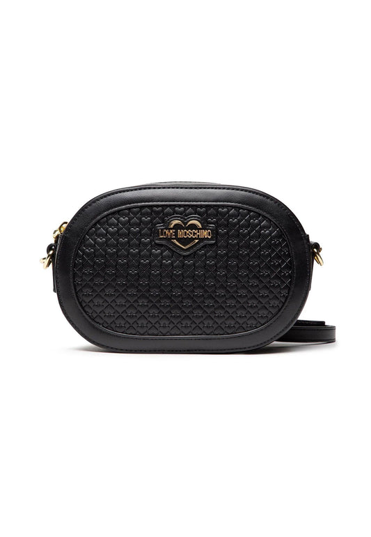LOVE MOSCHINO Tracolla Crossbody Cuori Nero JC4357PP0FKF0000 - Sandrini Calzature e Abbigliamento