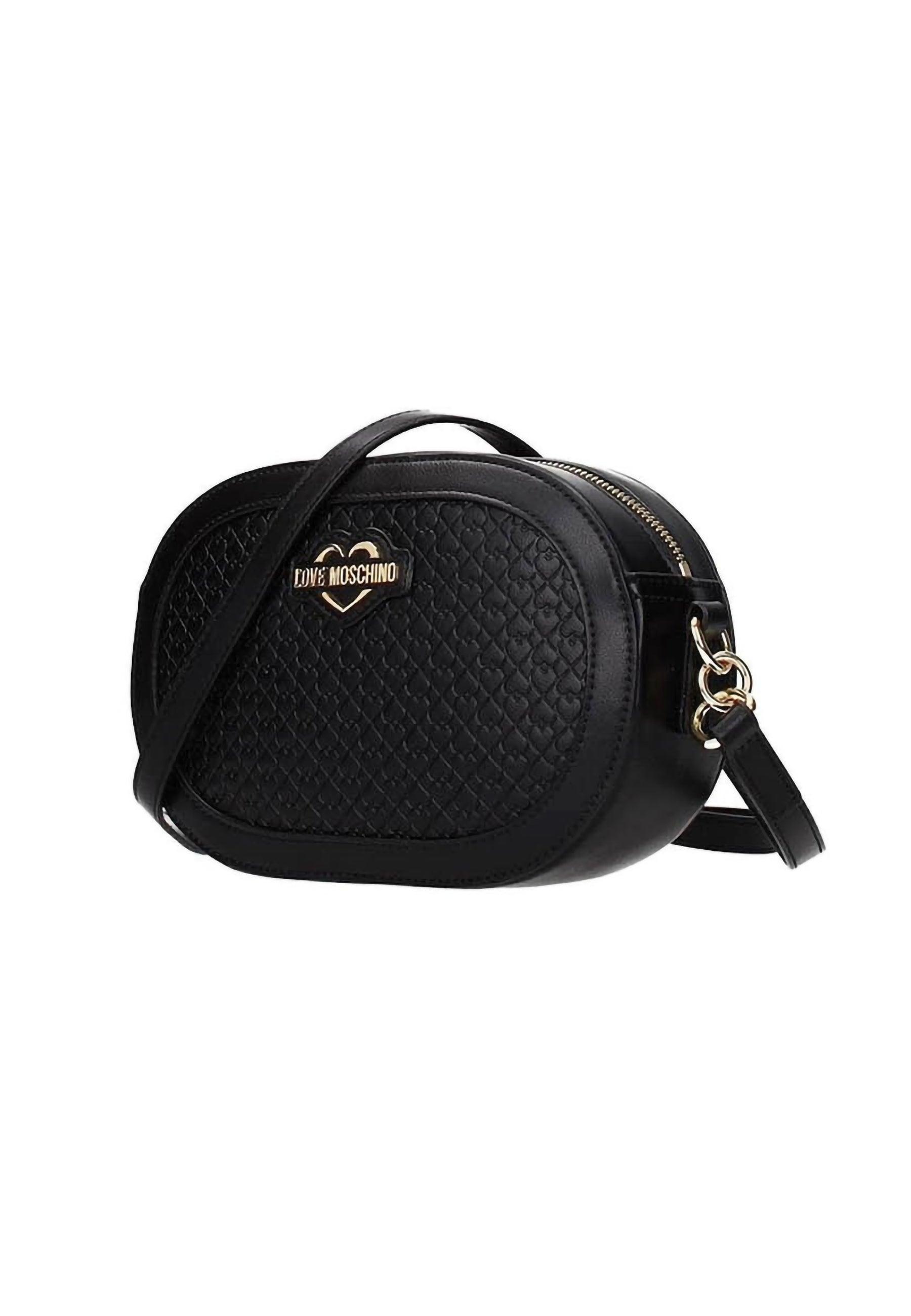 LOVE MOSCHINO Tracolla Crossbody Cuori Nero JC4357PP0FKF0000 - Sandrini Calzature e Abbigliamento