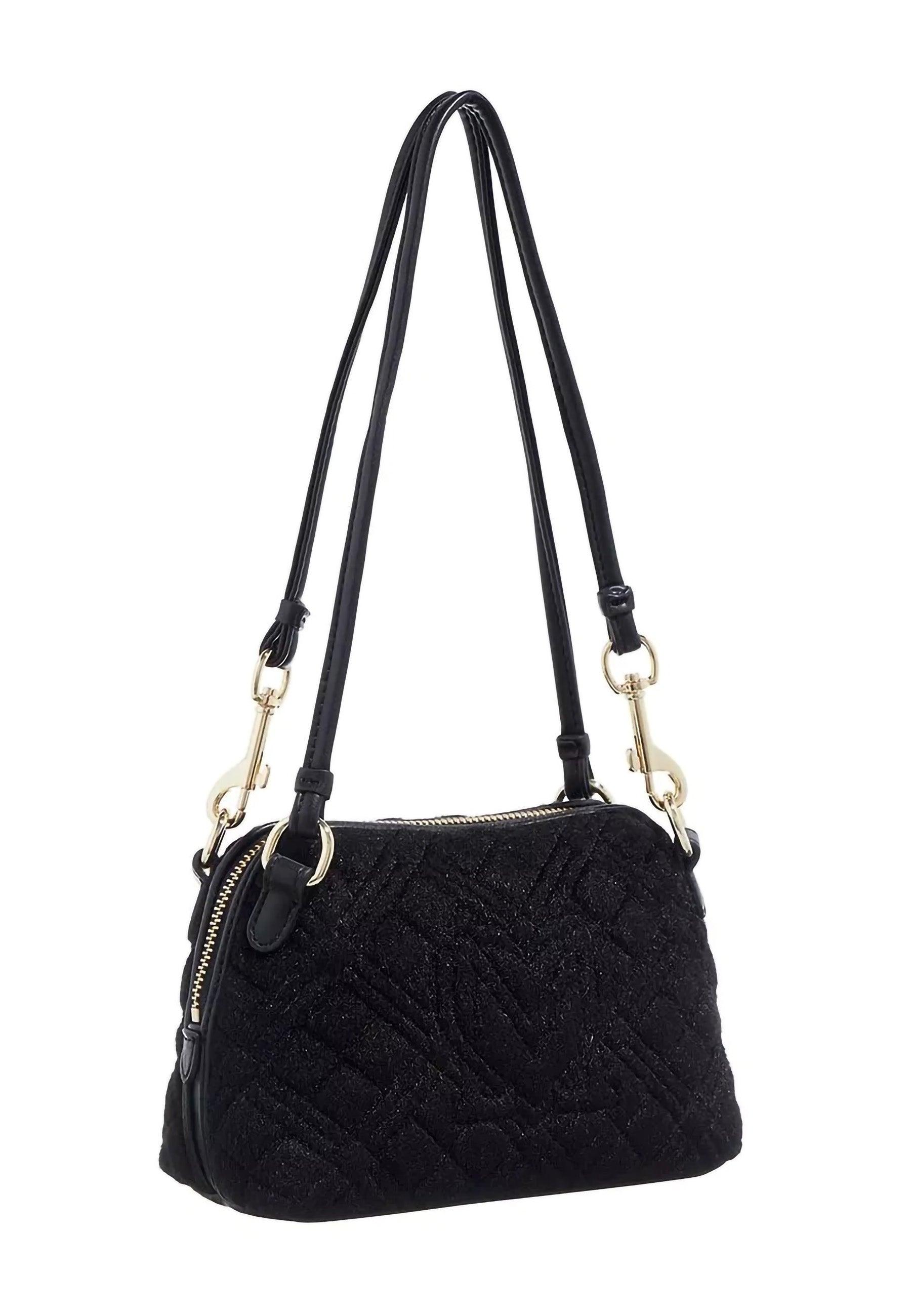 LOVE MOSCHINO Tracolla Crossbody Tweed Nero JC4064PP1HLB100A - Sandrini Calzature e Abbigliamento