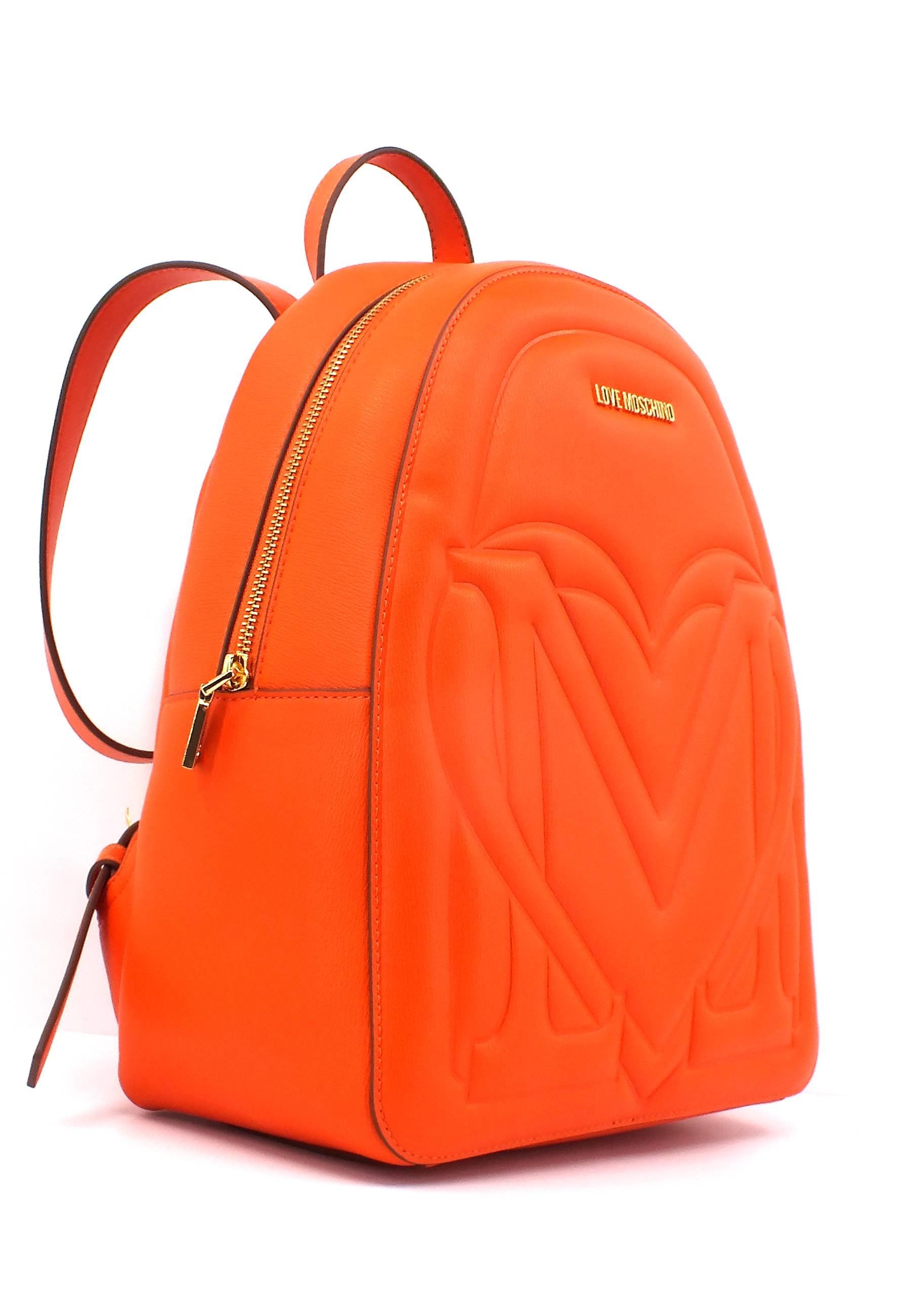 LOVE MOSCHINO Zaino Arancio JC4120PP1GLV0450 - Sandrini Calzature e Abbigliamento