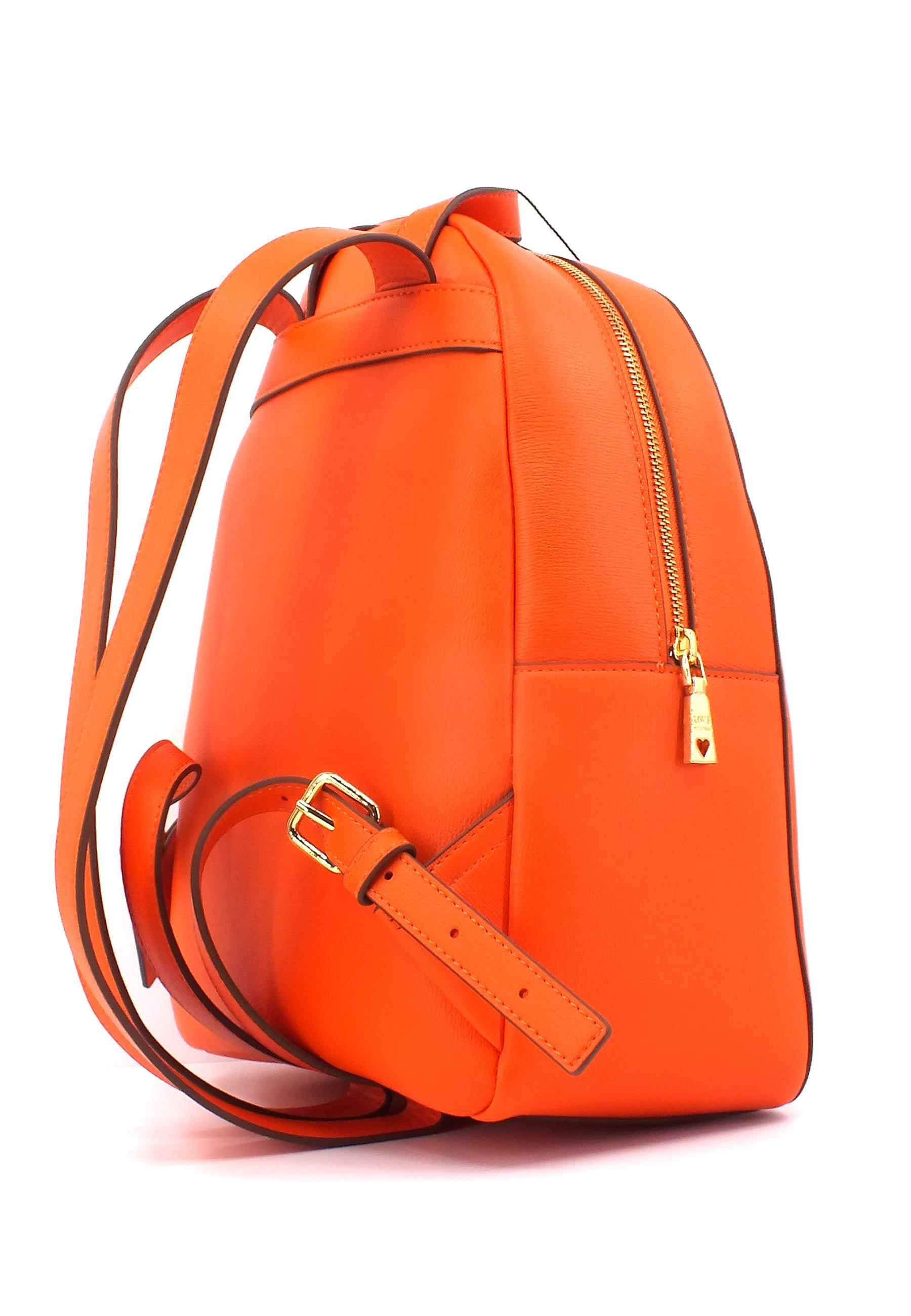 LOVE MOSCHINO Zaino Arancio JC4120PP1GLV0450 - Sandrini Calzature e Abbigliamento