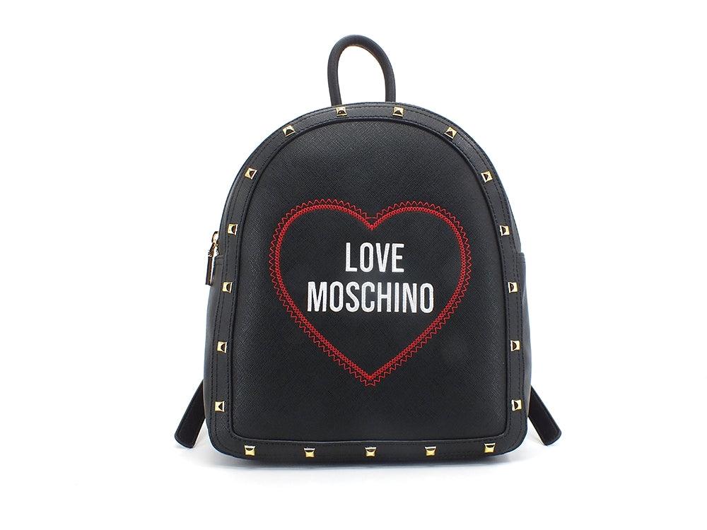 LOVE MOSCHINO Zaino Backpack Borchie Cuore Nero JC4369PP0EKG0000 - Sandrini Calzature e Abbigliamento