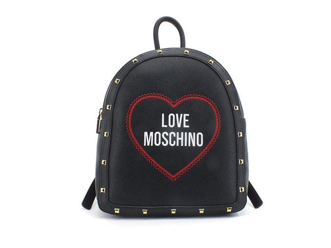 LOVE MOSCHINO Zaino Backpack Borchie Cuore Nero JC4369PP0EKG0000 - Sandrini Calzature e Abbigliamento