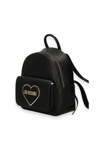 LOVE MOSCHINO Zaino Backpack Logo Cuore Donna Nero JC4140PP1FLR0000 - Sandrini Calzature e Abbigliamento
