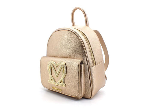 LOVE MOSCHINO Zaino Backpack Logo Cuore Oro JC4384PP0EKM0901 - Sandrini Calzature e Abbigliamento