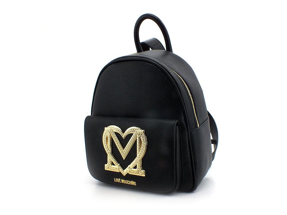 LOVE MOSCHINO Zaino Backpack Logo Heart Nero JC4384PP0EKM0000 - Sandrini Calzature e Abbigliamento
