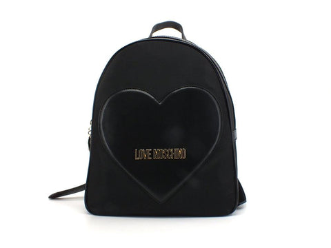 LOVE MOSCHINO Zaino Backpack Nylon Cuore Nero JC4332PP0EKD100A - Sandrini Calzature e Abbigliamento