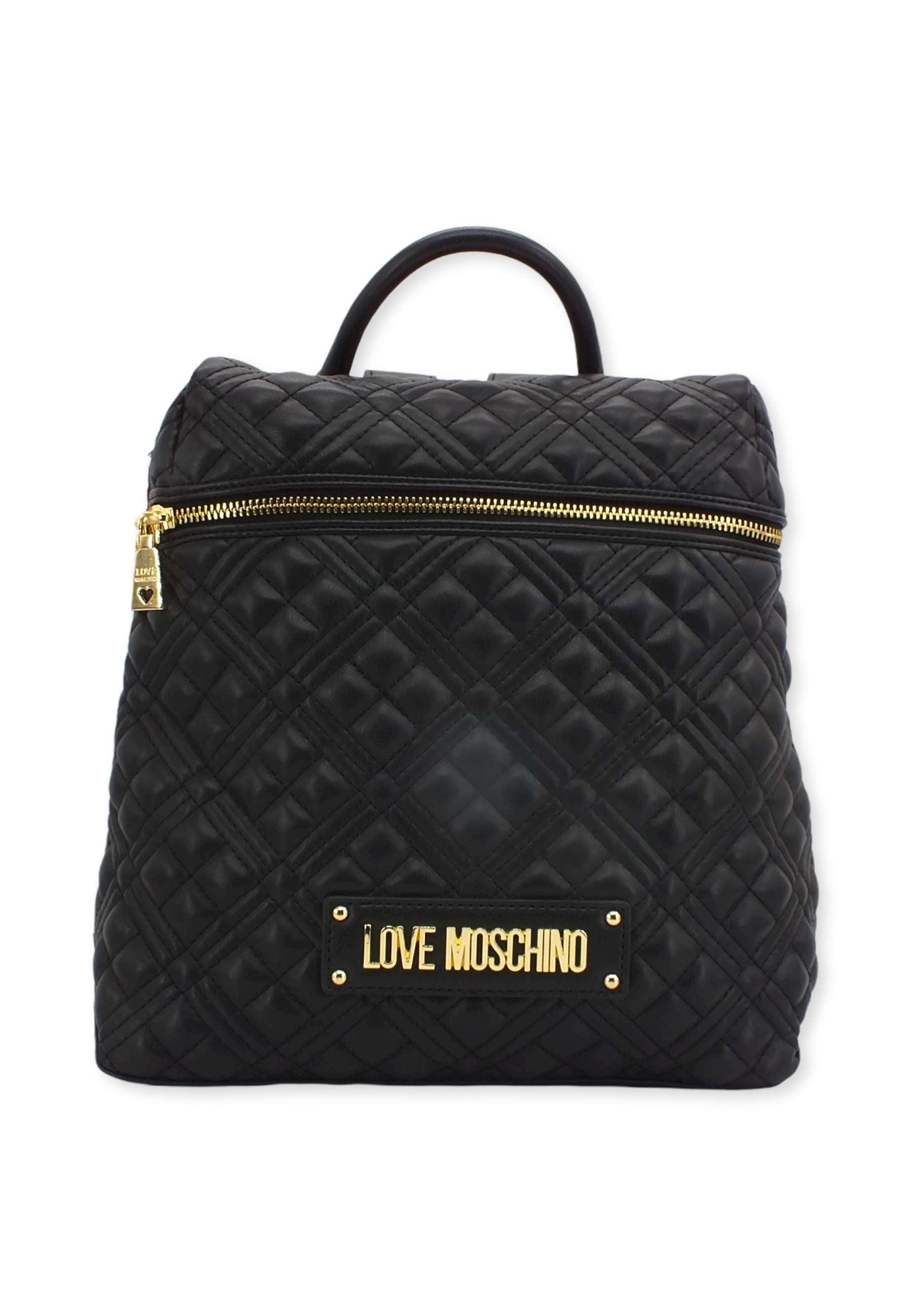 LOVE MOSCHINO Zaino Backpack Quilted Nero JC4321PP0FLA0000 - Sandrini Calzature e Abbigliamento