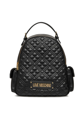 LOVE MOSCHINO Zaino Donna Nero Gold JC4015PP1ILA0000 - Sandrini Calzature e Abbigliamento