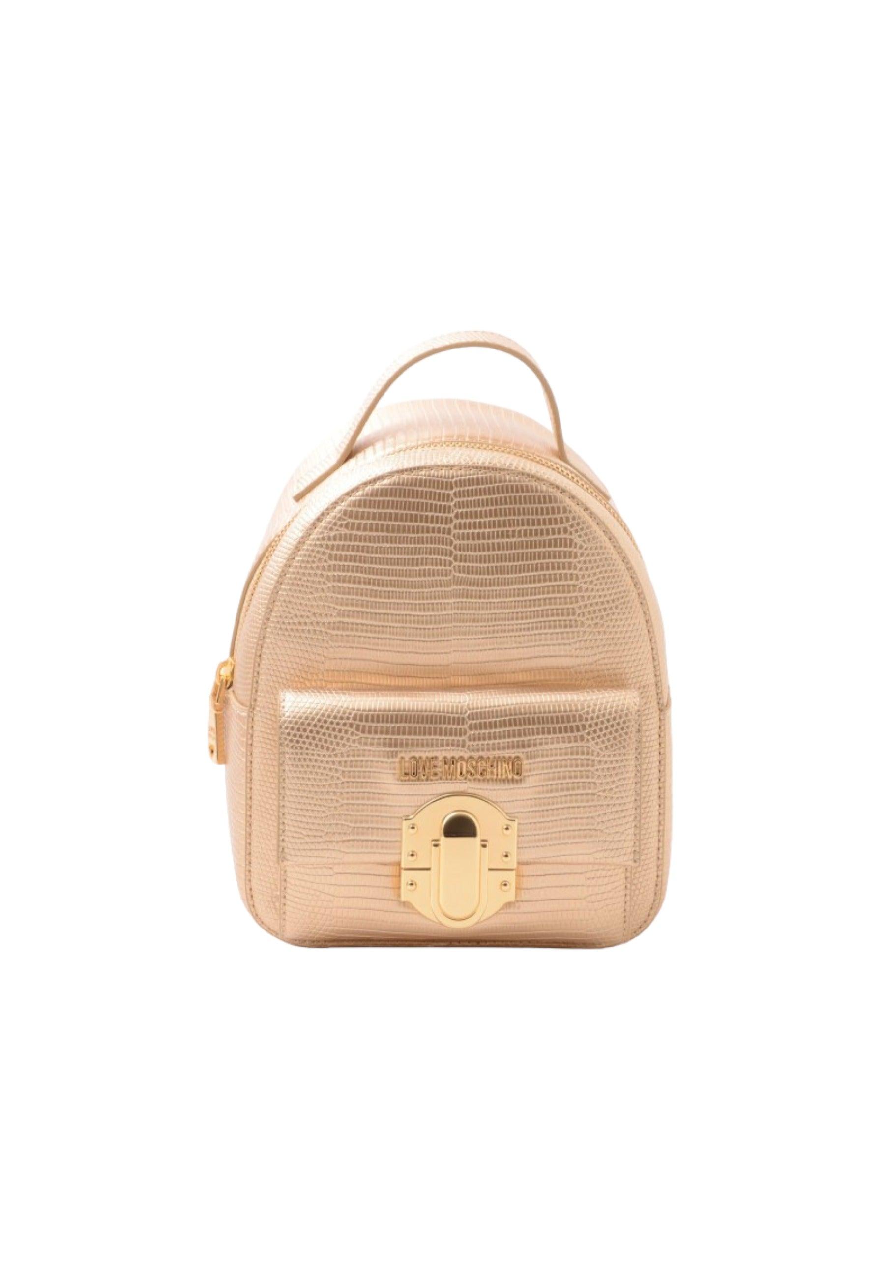 LOVE MOSCHINO Zaino Mid Oro JC4299PP0GKU0901 - Sandrini Calzature e Abbigliamento