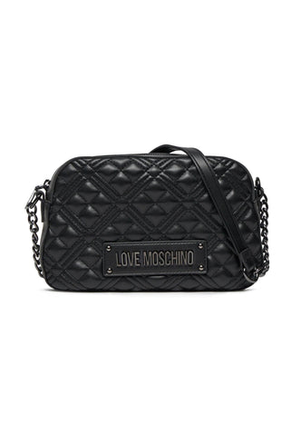 LOVE MSOCHINO Borsa Tracolla Donna Nero Canna di Fucile JC4013PP1ILA000A - Sandrini Calzature e Abbigliamento