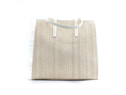 MANILA GRACE Borsa Feliss Media Bianco B218 - Sandrini Calzature e Abbigliamento