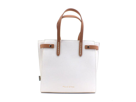 MANILA GRACE Borsa Feliss Small Bianco B222 - Sandrini Calzature e Abbigliamento