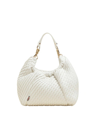 MANILA GRACE Borsa Hobo Small Bianco B273EU - Sandrini Calzature e Abbigliamento