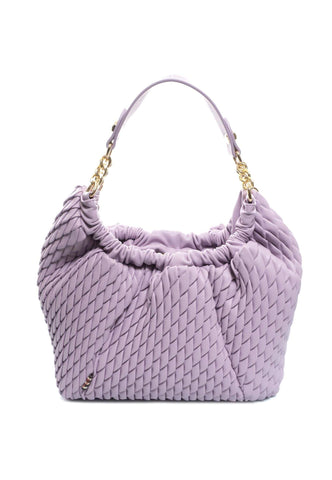 MANILA GRACE Borsa Hobo Small Lavanda B273EU - Sandrini Calzature e Abbigliamento