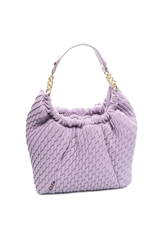 MANILA GRACE Borsa Hobo Small Lavanda B273EU - Sandrini Calzature e Abbigliamento