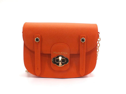 MANILA GRACE Borsa Poppy Medium Arancio B241 - Sandrini Calzature e Abbigliamento