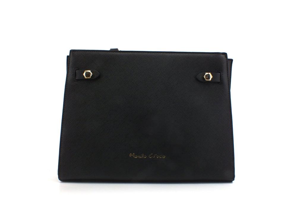 MANILA GRACE Borsa Poppy Small Nero B243 - Sandrini Calzature e Abbigliamento