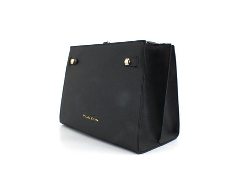 MANILA GRACE Borsa Poppy Small Nero B243 - Sandrini Calzature e Abbigliamento