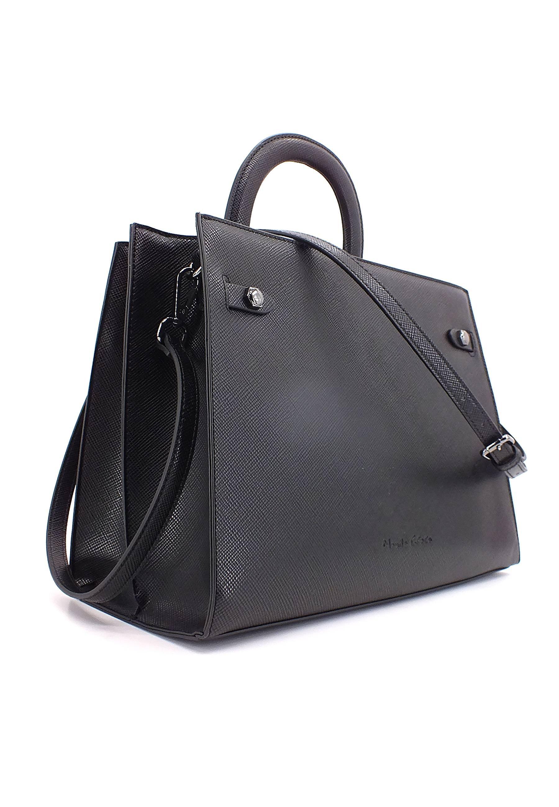 MANILA GRACE Borsa Shopping Nero B234EU - Sandrini Calzature e Abbigliamento