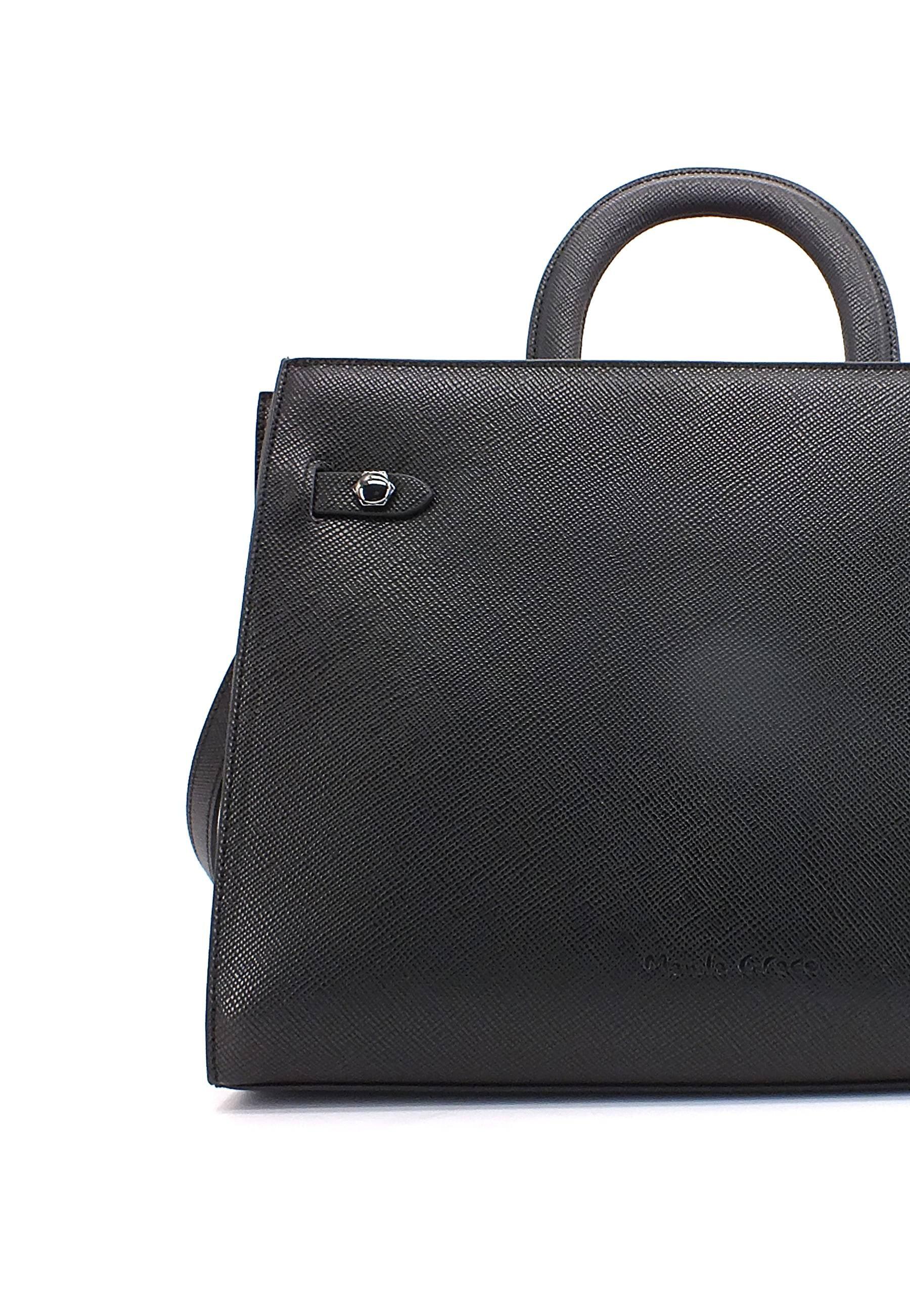 MANILA GRACE Borsa Shopping Nero B234EU - Sandrini Calzature e Abbigliamento