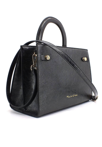 MANILA GRACE Borsa Shopping Nero B239EU - Sandrini Calzature e Abbigliamento