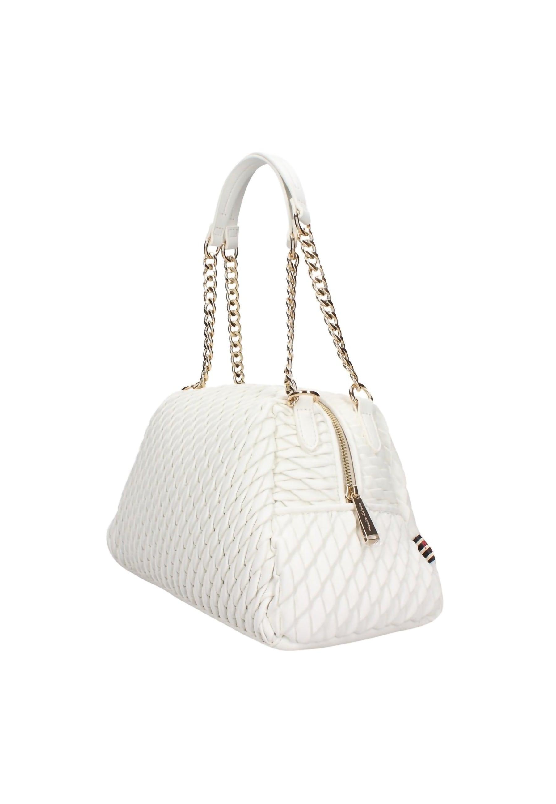 MANILA GRACE Borsa Tote Medium Bianco B275EU - Sandrini Calzature e Abbigliamento