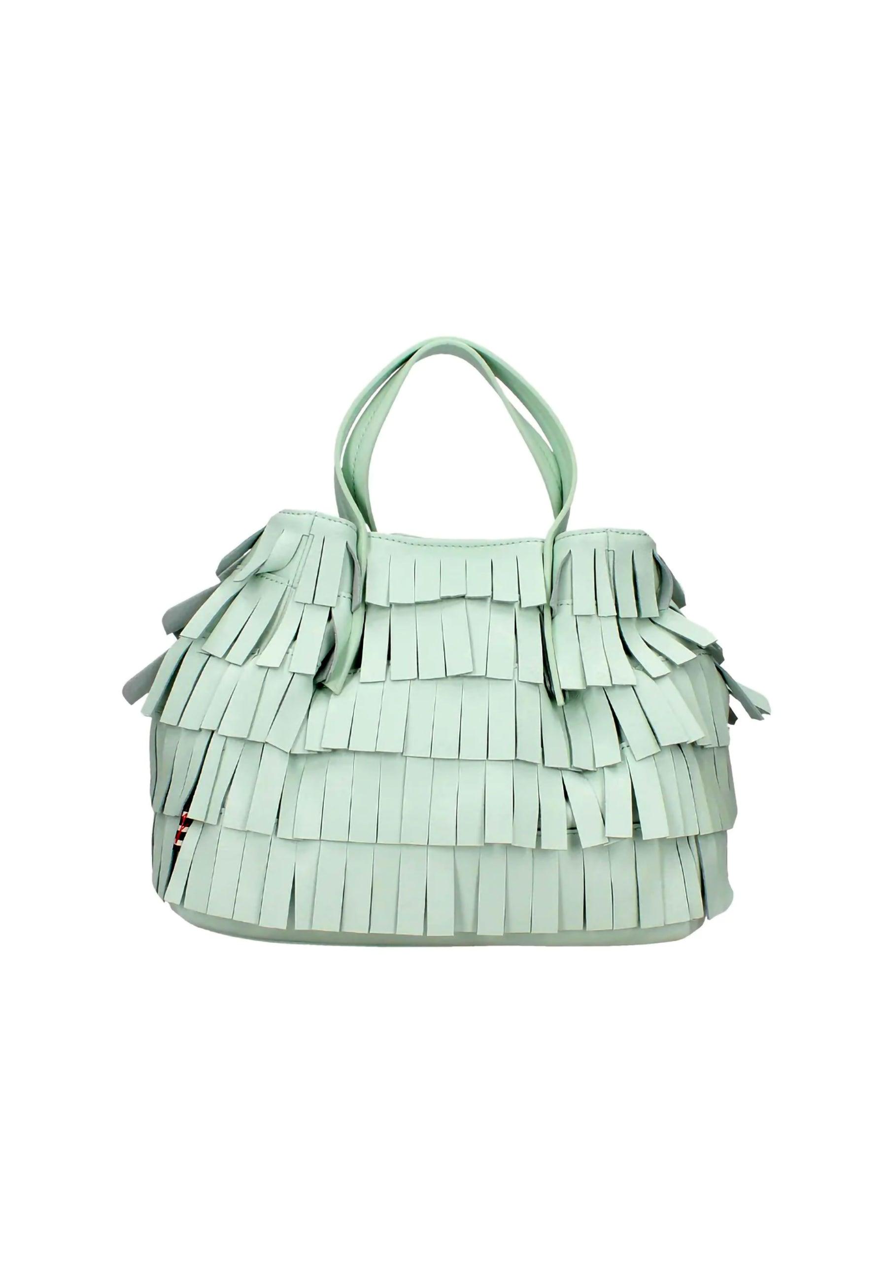 MANILA GRACE Borsa Tote Small Verde Acqua B203EU - Sandrini Calzature e Abbigliamento
