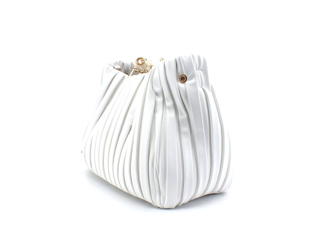 MANILA GRACE Jasmin Borsa Tracolla Small Bianco B254EU - Sandrini Calzature e Abbigliamento
