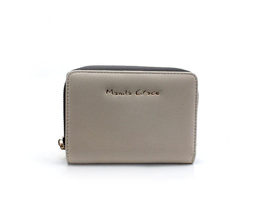 MANILA GRACE Portafoglio Wallet Zip Grigio D299 - Sandrini Calzature e Abbigliamento