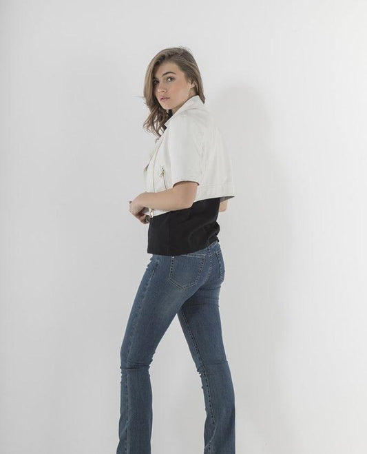 MARKUP Giubbino Chiodo Bianco MW76403 - Sandrini Calzature e Abbigliamento