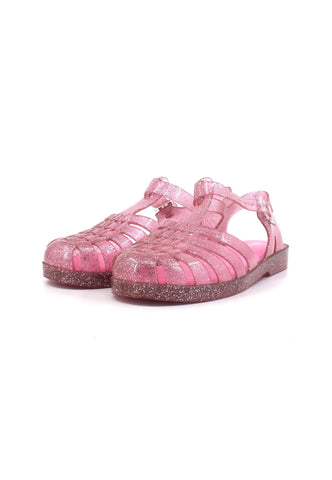 MELISSA Possession Shiny Sandalo Gomma Donna Pink Glitter 33520 - Sandrini Calzature e Abbigliamento