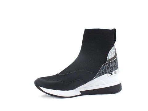 MICHAEK KORS Swift Bootie Sneaker Stretch Knit Black 43R2SWFE5D - Sandrini Calzature e Abbigliamento