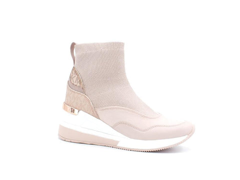 MICHAEK KORS Swift Bootie Sneaker Stretch Knit Soft Pink 43R2SWFE5D - Sandrini Calzature e Abbigliamento