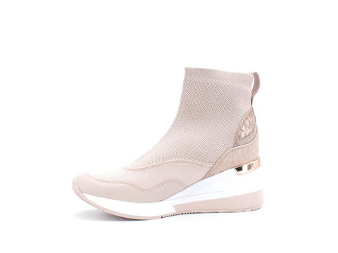 MICHAEK KORS Swift Bootie Sneaker Stretch Knit Soft Pink 43R2SWFE5D - Sandrini Calzature e Abbigliamento